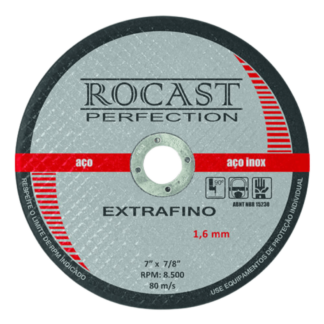 Disco de Corte Extra Fino 4.½” x 7/8” - 1340001 ROCAST